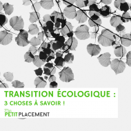 Transition écologique : 3 choses à savoir sur la finance verte !